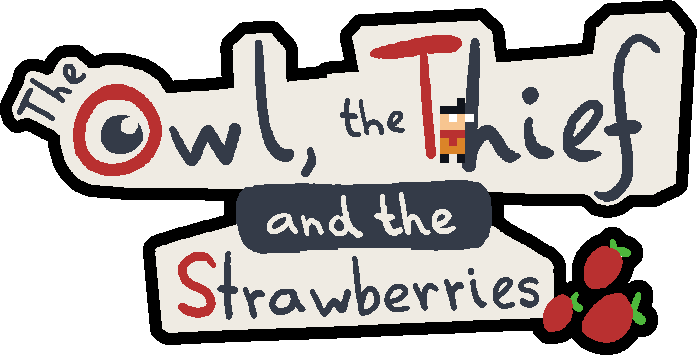 Logo for The Owl, the Thief and the Strawberries